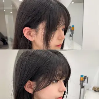 ロング カラー MAEUL NAGOYA所属・前髪顔周り/レイヤー 韓国/桔川恒のヘアスタイル