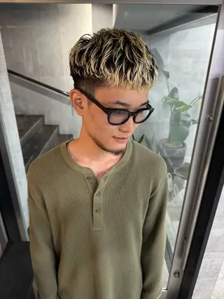 パーマ メンズ 表参道/中明度カラー /レイヤー/Youのヘアスタイル