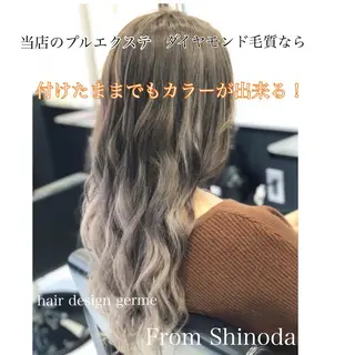 カラー 🦖店長🦖pino #しのだスペシャルのヘアスタイル