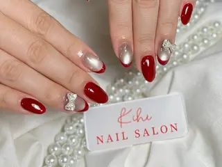 ネイル ユリ🎀長さだし/ パラジェル/持ち込みのネイルデザイン