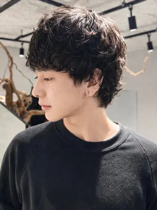 パーマ メンズ 船橋駅南口徒歩5分 キチ/RITSUのヘアスタイル