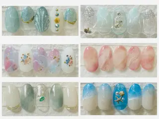 ネイル キズナシュエット所属・三ツ境ネイル💅 津山のネイルデザイン