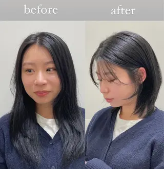 ショート ❤︎︎韓国ヘア❤︎︎ 𝑺𝒉𝒊𝒉𝒐のヘアスタイル