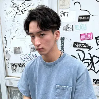 ショート パーマ メンズ 【東北メンズヘア1 位受賞🥇】本間祐太のヘアスタイル