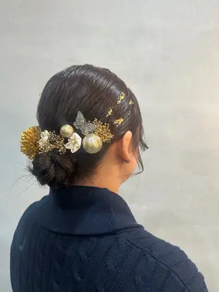 ヘアアレンジ 濱崎 璃乃/ルプラボウのヘアスタイル