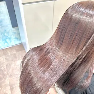 ロング カラー スパークヘア所属・大人女性の縮毛矯正/ 艶髪職人/馬渕樹のヘアスタイル