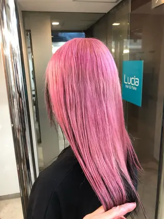 セミロング ✨艶感/透け感✨Sherry所属・艶髪/ハイトーン Sherryのヘアスタイル