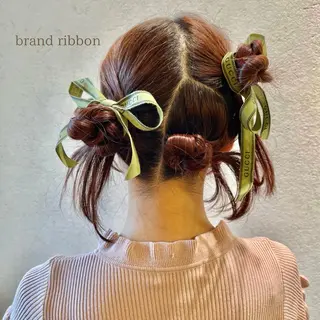 ミディアム ヘアアレンジ charm《銀座》 ヘアセット/縮毛矯正のヘアスタイル