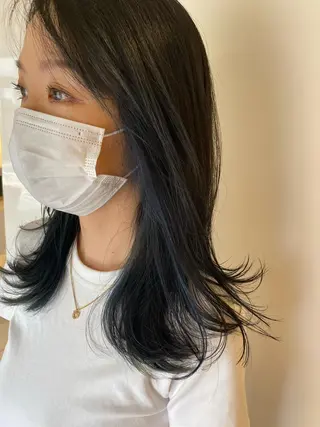 ロング カラー 髪質改善/白髪ぼかし レイヤー　🌱千咲季のヘアスタイル