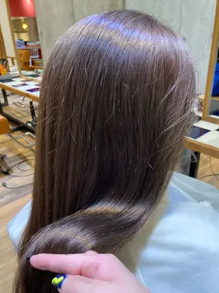 ミディアム カラー 横浜美容室／暖色系 michika🌹のヘアスタイル