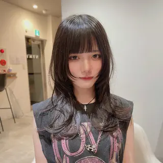 セミロング ✨ハッシュカット✨ ユウキ✨のヘアスタイル