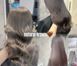 ロング カラー ミルクティー/透明感 カラー🎀YURIAのヘアスタイル