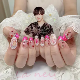 ネイル La neige* yuki 🥯🍑のネイルデザイン