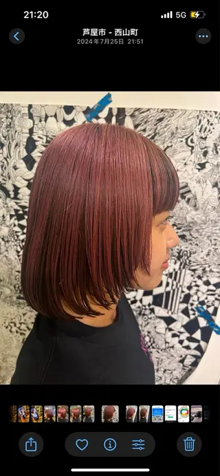 ミディアム メンズ stuart所属・今川 雅貴のヘアスタイル