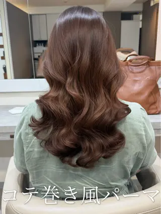 ロング パーマ 韓国風パーマ/ヘア セット/店長みづきのヘアスタイル