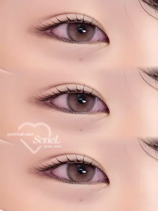 マツエク・マツパ eye＋nano所属・韓国風束感まつ毛🩵 Nozomiのマツエク・マツパデザイン