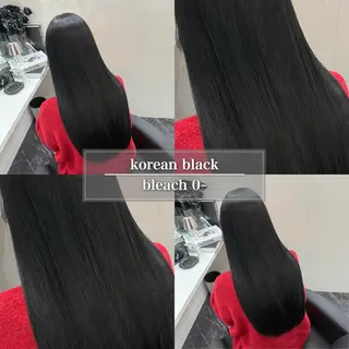 セミロング カラー ハイトーン/ 髪質改善/上質艶髪のヘアスタイル