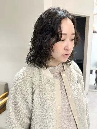 ショート パーマ パーマ特化 フシキサトシのヘアスタイル