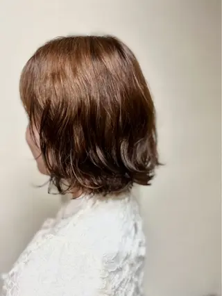 ミディアム パーマ レディースショート/ メンズ✂AMANOのヘアスタイル