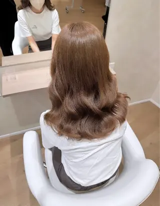 セミロング 透明感カラー / 髪質改善　小川泰輝のヘアスタイル