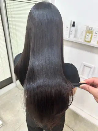 ロング 髪質改善/レイヤー ストウシンゴのヘアスタイル