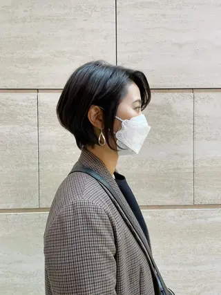 ショート newline銀座所属・👑銀座ショート/ 絶壁補正/金子涼👑のヘアスタイル