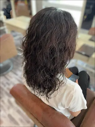 パーマ 柏木 輝仁のヘアスタイル