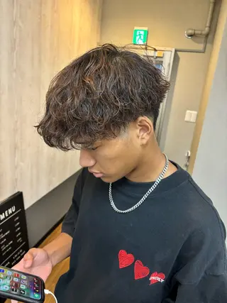 メンズ 猪股 華乃のヘアスタイル