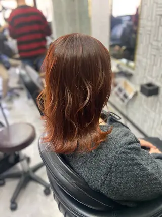 ミディアム 瀧下 唯のヘアスタイル