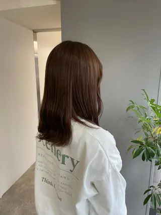 セミロング soyon心斎橋所属・♡透明感/艶カラー/ M a I ♡のヘアスタイル