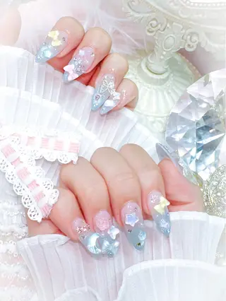 ネイル ワンホン、かわいい系 🎀ななみのネイルデザイン