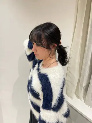 ミディアム カラー Osoko Hiyoriのヘアスタイル