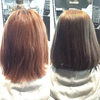 ミディアム セミロング ロング カラー Re:ta KANZOのヘアスタイル