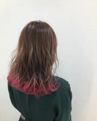 セミロング ニュアンスカラー🫧 加納のヘアスタイル