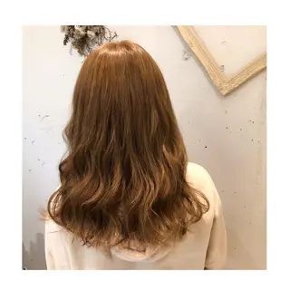 セミロング カラー ❁⃘ ち だ り さ ❁⃘のヘアスタイル