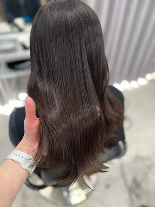 セミロング カラー 🫧ぷる艶カラー🫧 Yuubi🦩のヘアスタイル