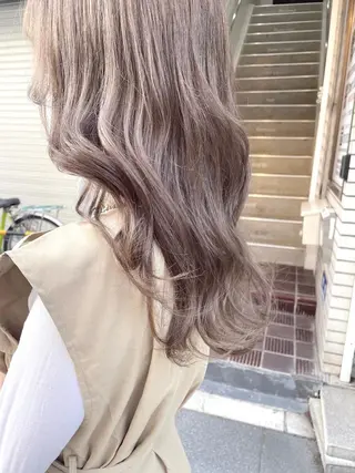 ロング カラー 梅田美容室 山崎海波のヘアスタイル