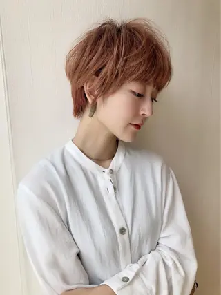 ショート カラー 🌟イメチェン美容師 🌟清水 大輝のヘアスタイル
