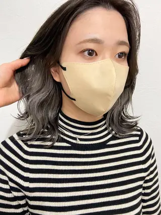 カラー 🍎韓国カラー licoris寛菜のヘアスタイル
