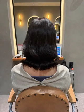 ミディアム La fith hair corona 河原町所属・HINATA / La fith河原町のヘアスタイル