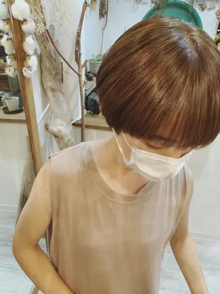 ショート 佐藤 美咲のヘアスタイル