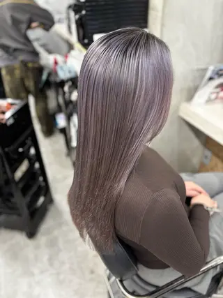 ロング 🌟髪質改善ケアカラ ー美髪縮毛矯正y🌟のヘアスタイル