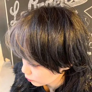 ミディアム カラー メンズヘア/レイヤー /ボブ山内春輝のヘアスタイル