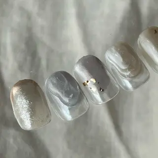 ネイル 𓂃toi. 儚げnuanceのネイルデザイン