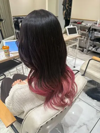 ロング カラー 🦋sana🦋 似合わせカット✁のヘアスタイル