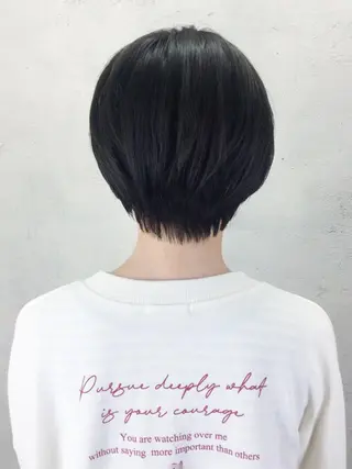 ショート カラー パーマ ヘアアレンジ ITbyALBUM 藤沢店のヘアスタイル