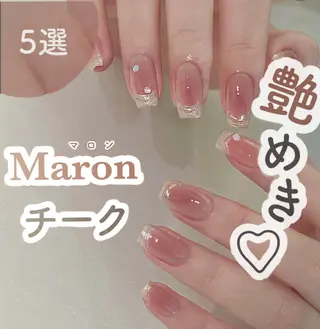 ネイル リボン、ガーリー パーツ放題専門店のネイルデザイン