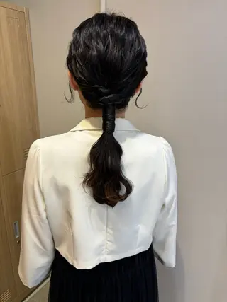 ロング LOREN＋透明感 オリーブhirokoのヘアスタイル