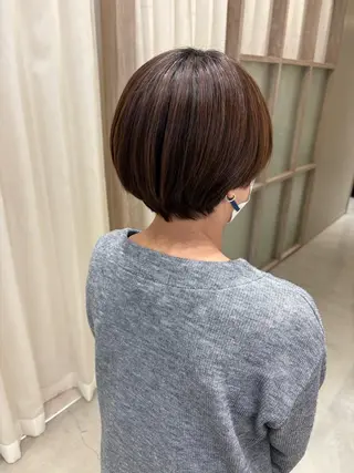 ショート つちだ ゆうひ / 暗髪カラー⟡.·のヘアスタイル