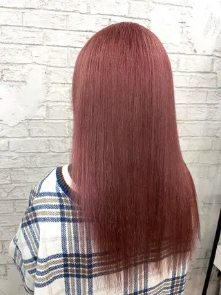 ロング カラー 🪽髪質改善ストレー ト🤍美羽🤍のヘアスタイル